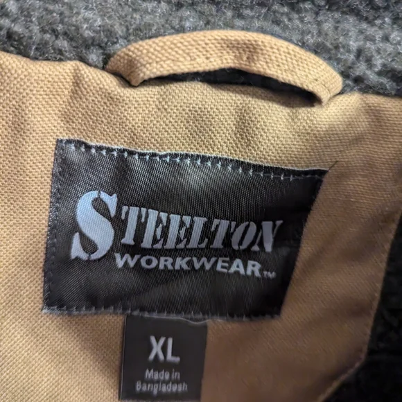 Steelton workwear Sherpa lined canvas vest size XL - Picture 8 of 11